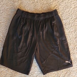 Puma Men's Charcoal Athletic Shorts
